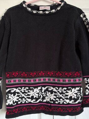 Hanna Andersson Fair Isle Knit Sweater 4T